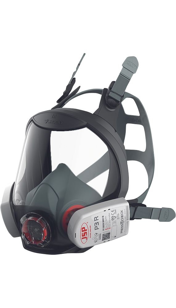 K-PSA JSP Force10 Typhoon Vollgesichtsmaske mit austauschbaren Filtern