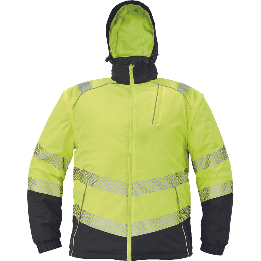 KNOXFIELD PROFI HV Jacke Warnschutz 4 in 1 WINTER + Sommer