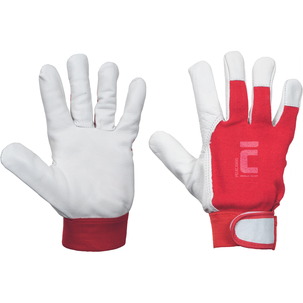 K-PSA- PELECANUS Handschuhe rot Kombinierte Handschuhe