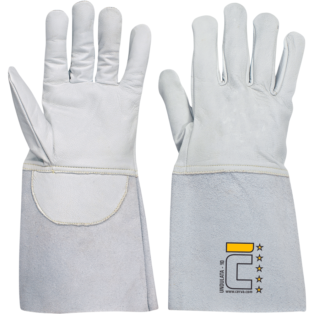 Lederhandschuh UNDULATA Schweisserhandschuhe Ziegenkornleder /Kuhspaltleder