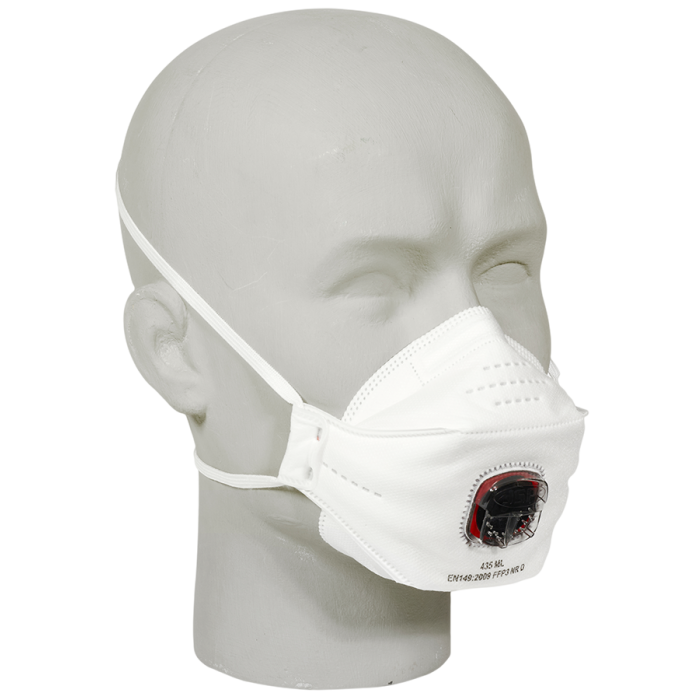 Faltbare Einweg-Partikelmaske FFP3 mit Ausatemventil "JSP Springfit"