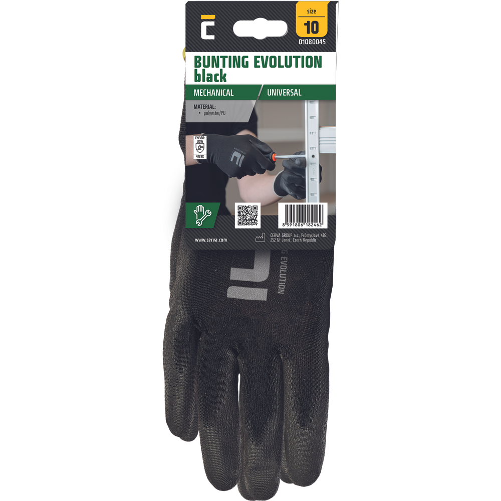 KPSA - BUNTING EVO BLACK Pu Beschichtet