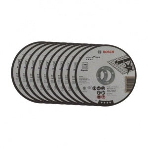 Bosch Trennscheiben Rapido Inox 125x1 mm, 10 Stück