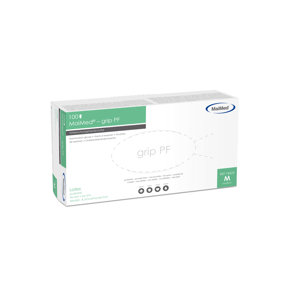 KPSA - grip PF MEDIZIN Einweghandschuhe LATEX