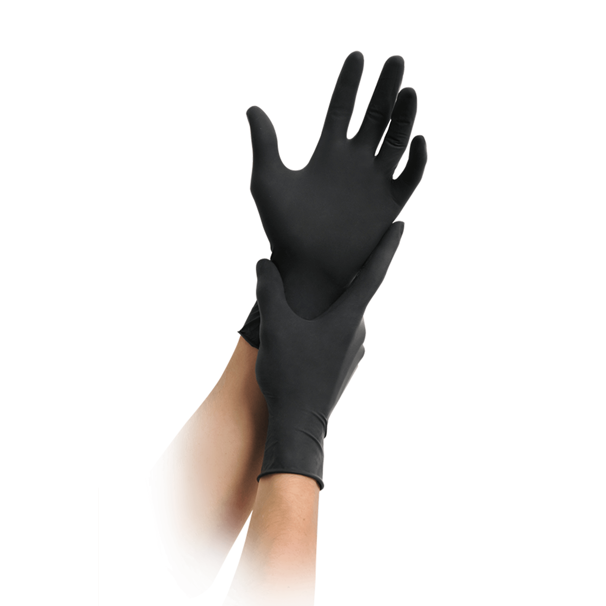 KPSA - Black LX Einweghandschuhe LATEX Black