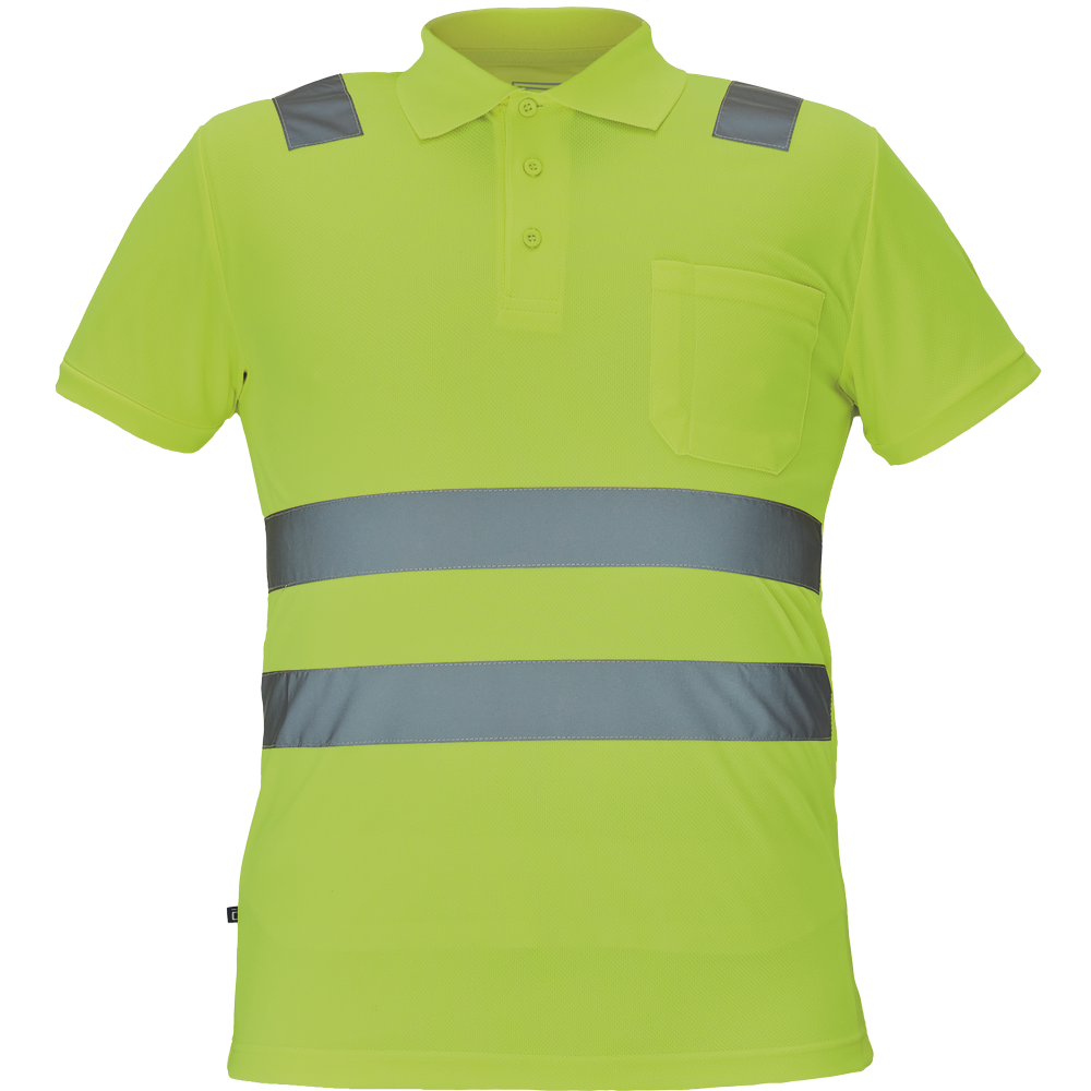 KPSA - JAEN HV Warnschutz polo-shirt Orange / Gelb