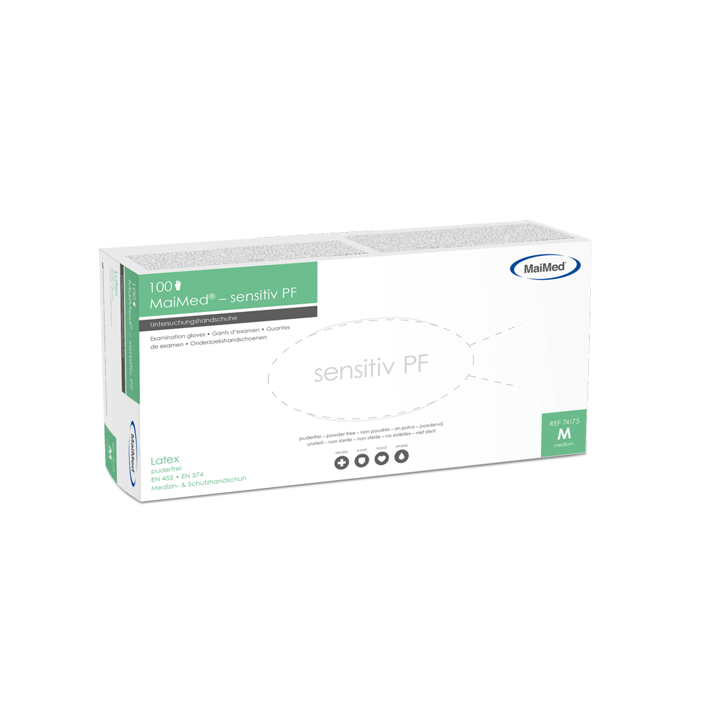 KPSA - sensitiv PF Einweghandschuhe LATEX