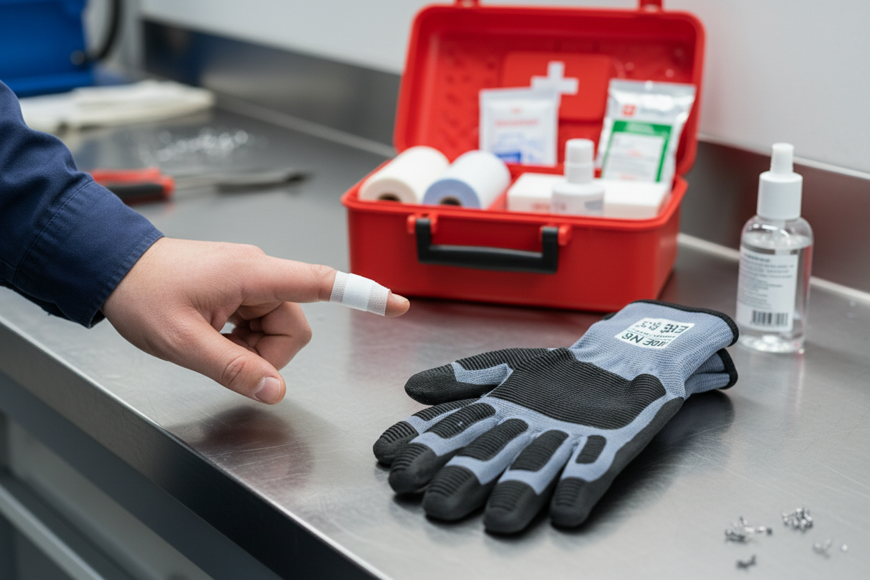 Quetschverletzungen am Arbeitsplatz: Schützen Sie Ihre Hände vor schweren Schäden