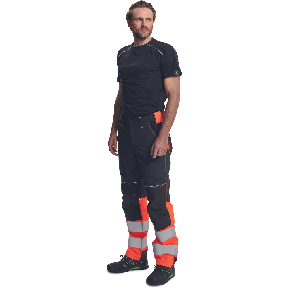 KNOXFIELD HVPS DW trousers anthracite/orange high visibility