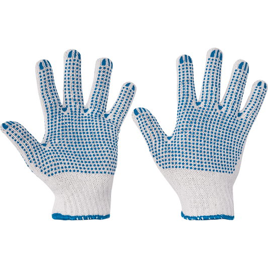 Baumwolle Handschuhe mit PVC Noppen