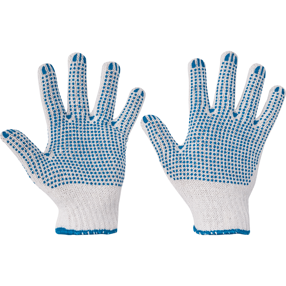 Baumwolle Handschuhe mit PVC Noppen