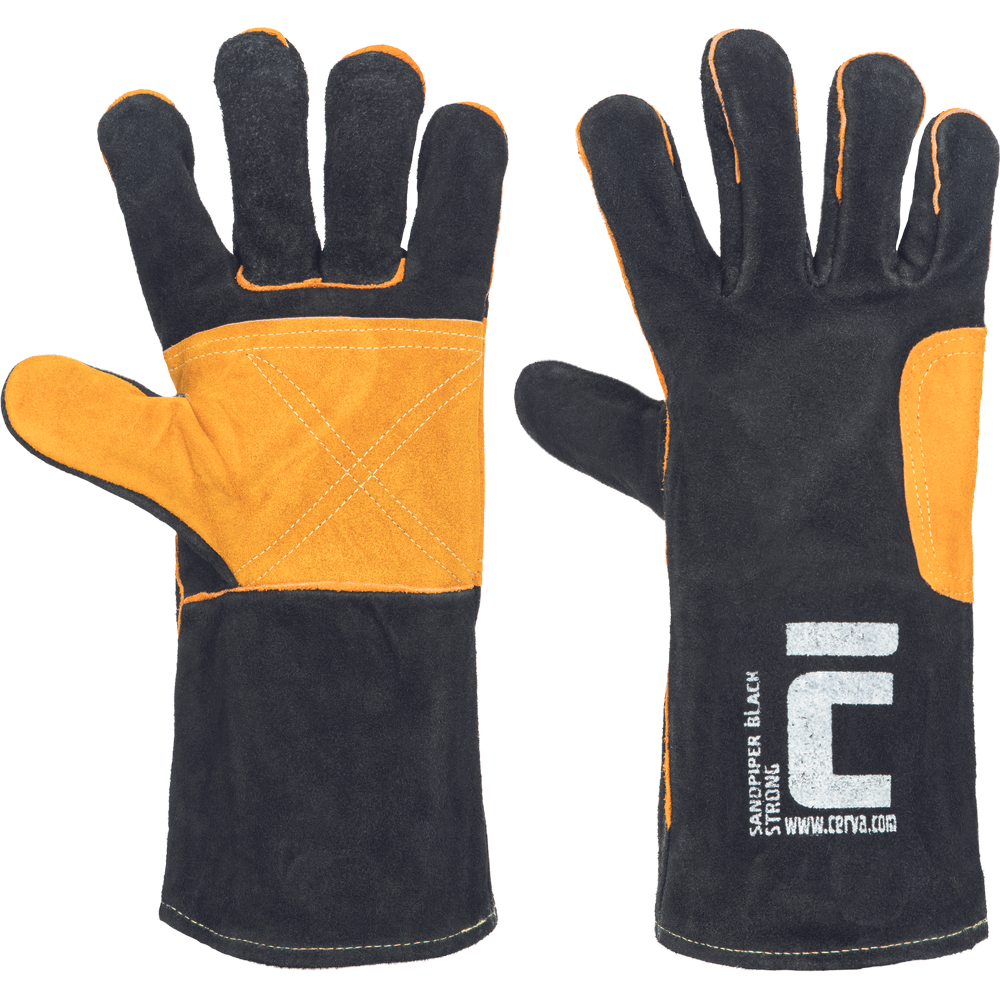 SANDPIPER BLACK STRONG Handschuhe LEDERHANDSCHUHE