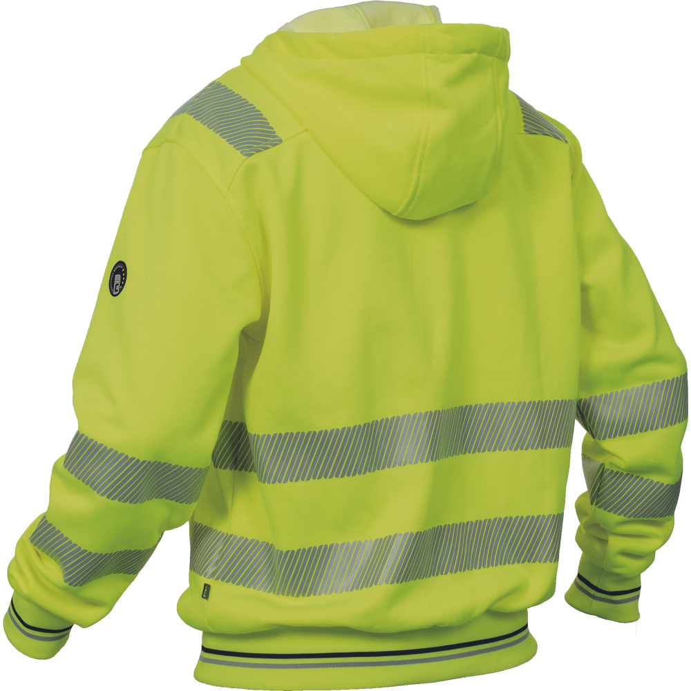 K-PSA. High visibility SHELDON HV hoodie yellow