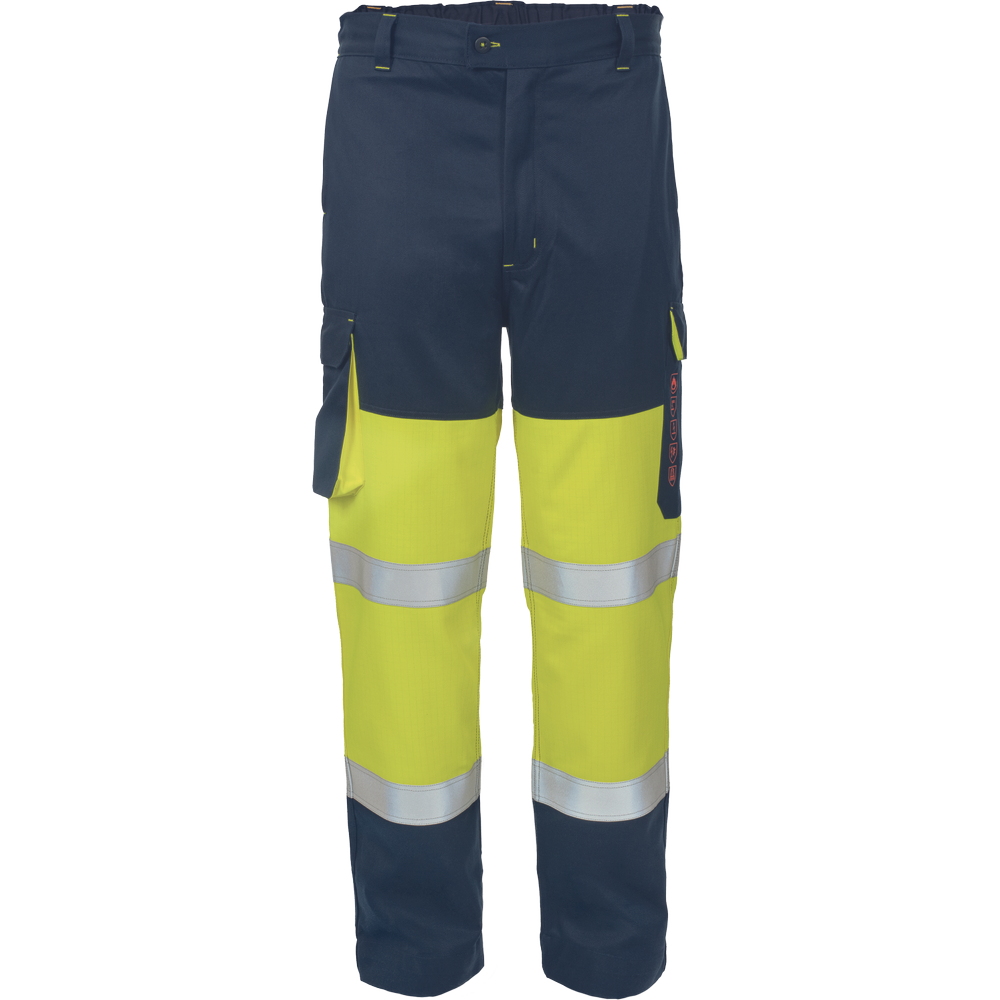 TAP PM HV trousers yellow/navy high visibility + MULTONORM clothing 