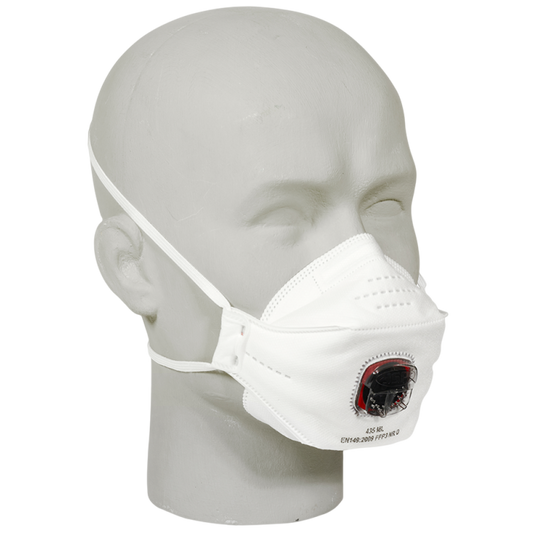 Masque anti-particules jetable pliable FFP3 avec valve expiratoire "JSP Springfit"