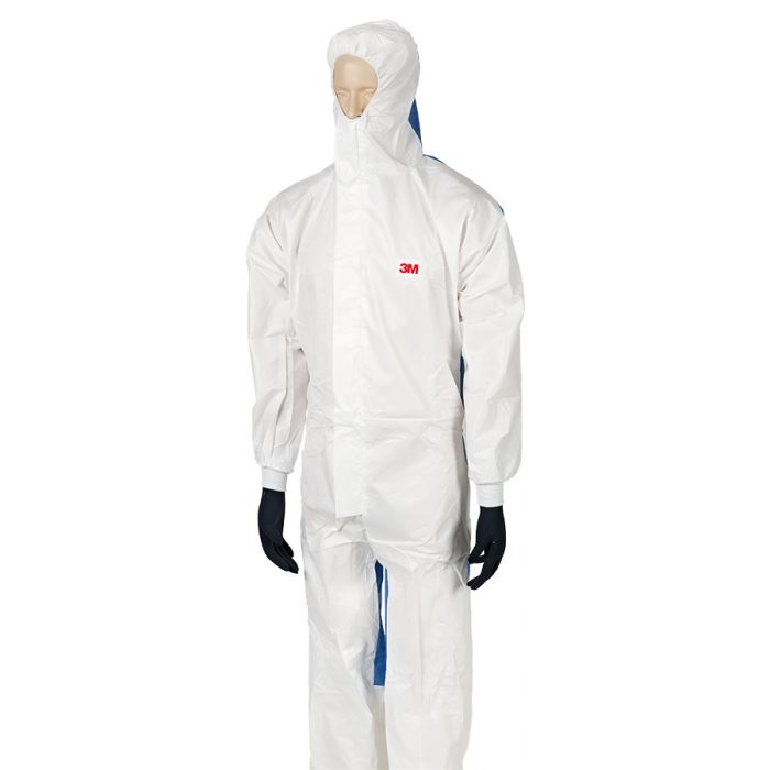 Chemical protective overall types 5 and 6 white/blue 3M 4535